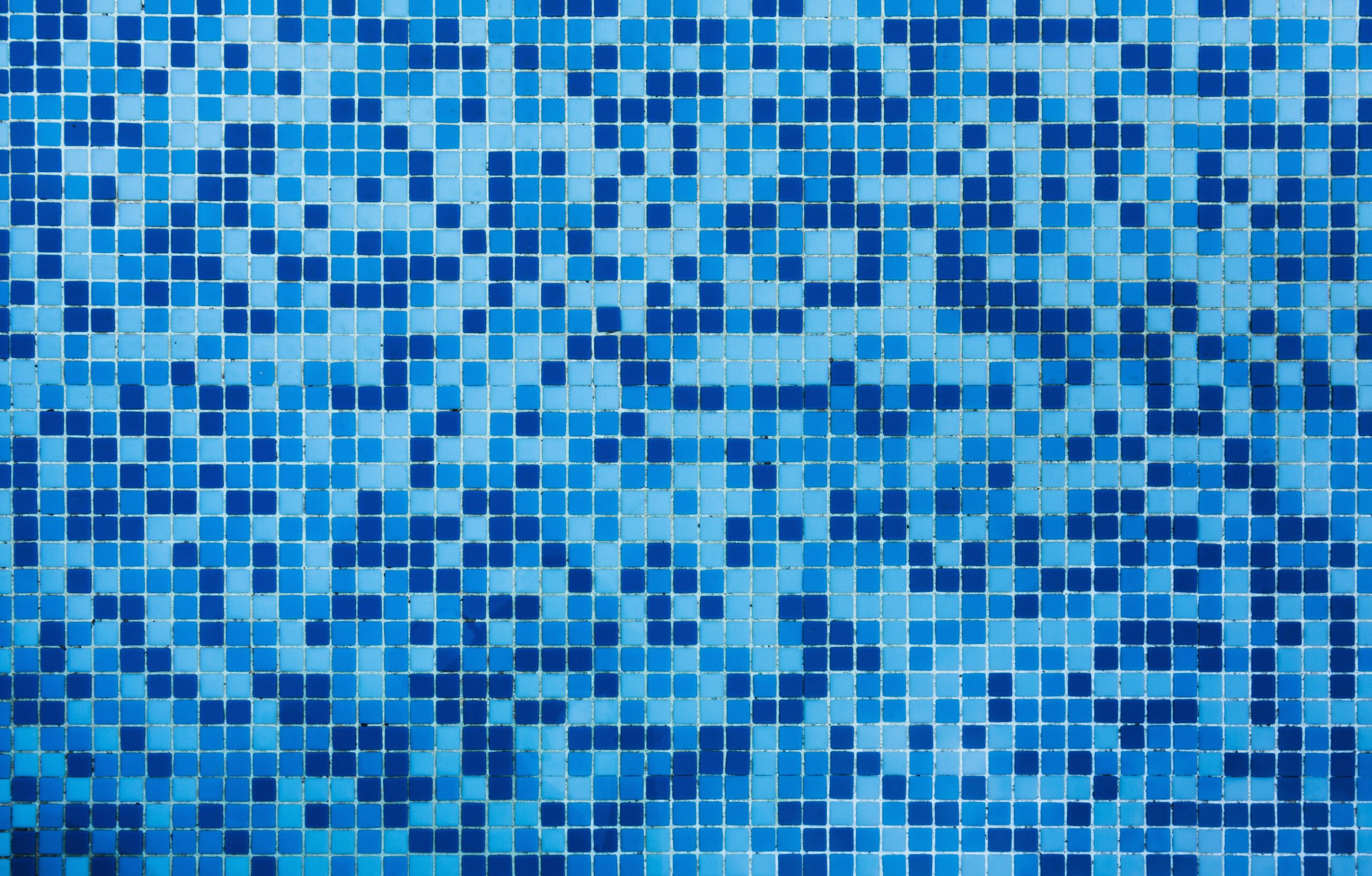 blue pool tile